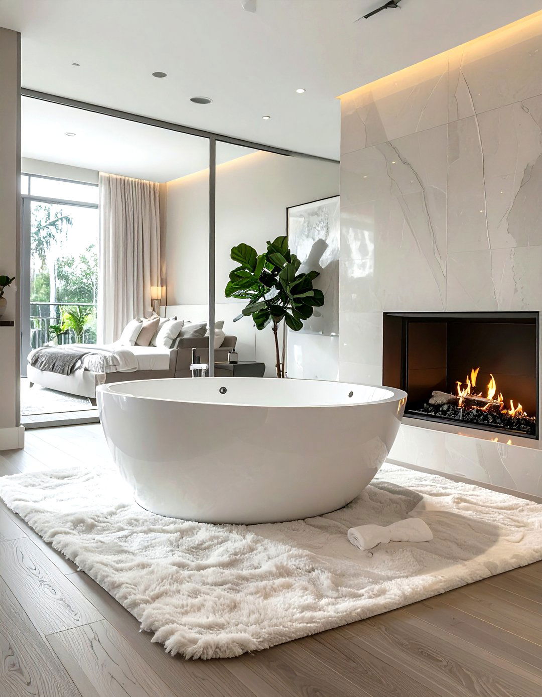Master Suite Jetted Tub - 30 jetted tub ideas