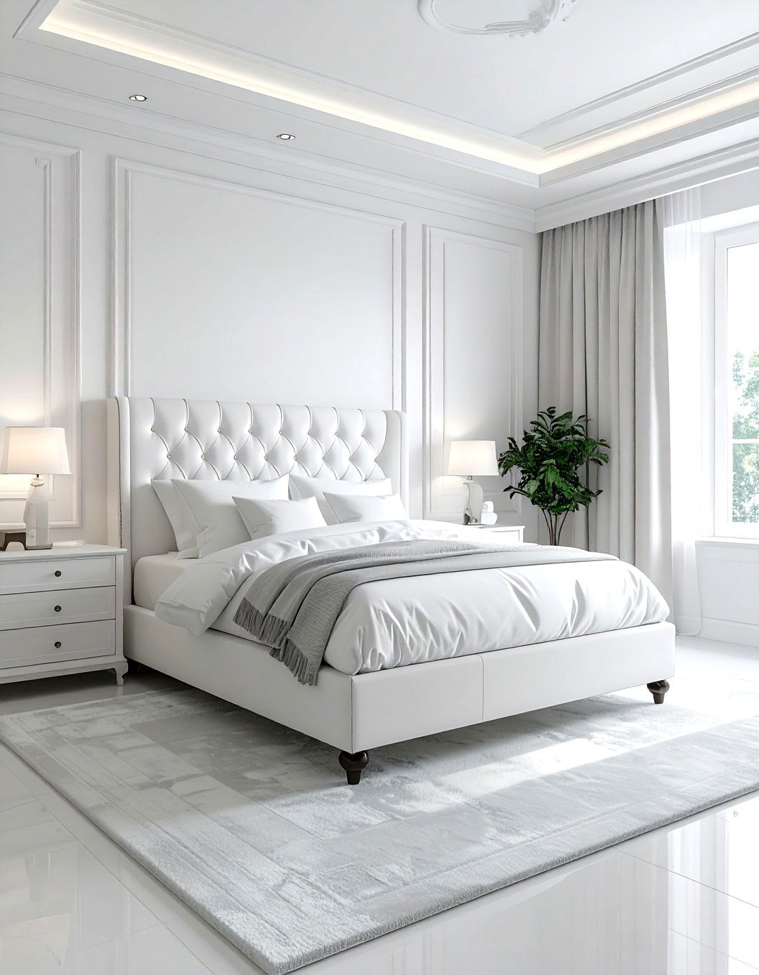 Master White Bedroom - 30 white bedroom furniture ideas