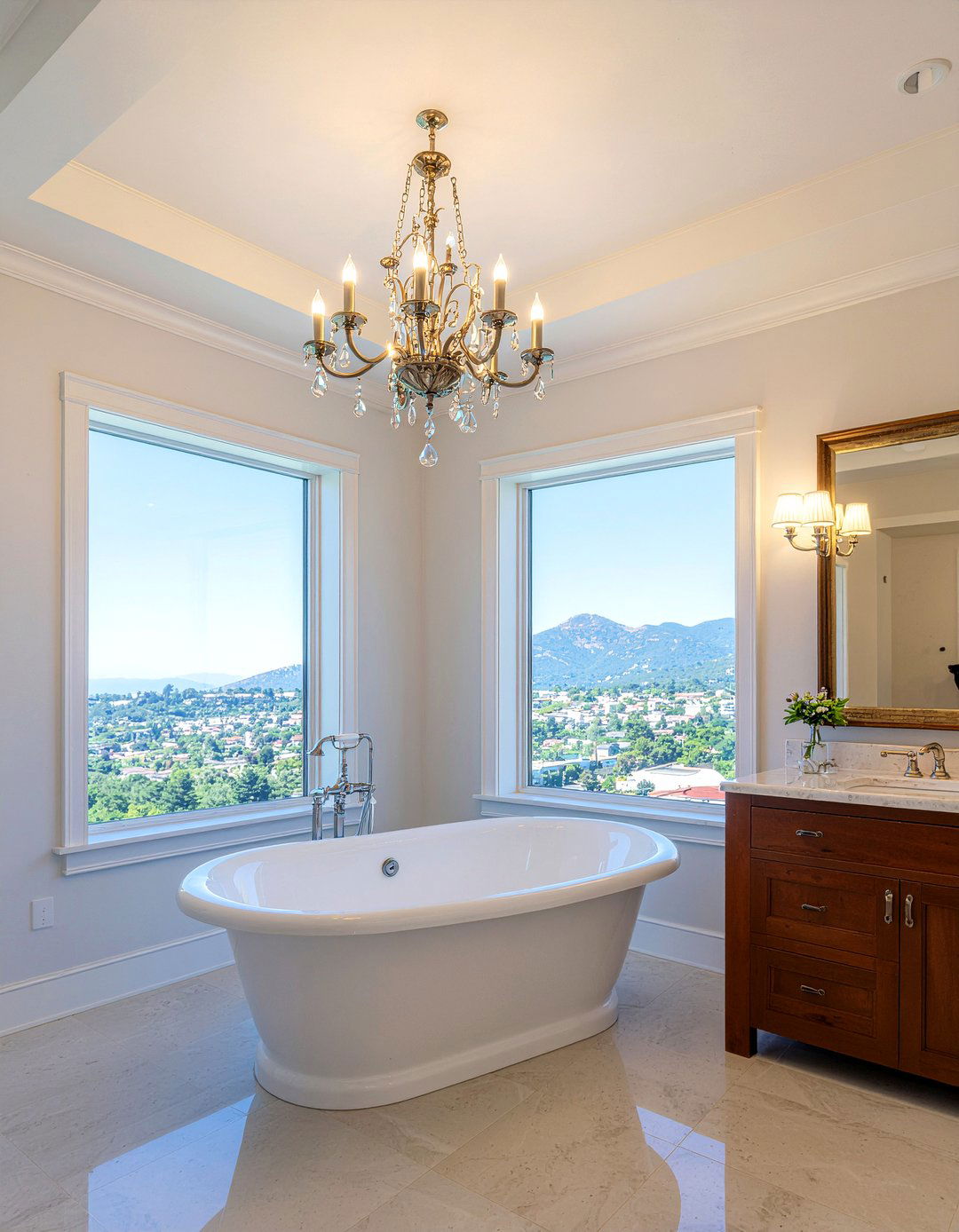 Master bathroom double tray ceiling - 30 bathroom tray ceiling ideas
