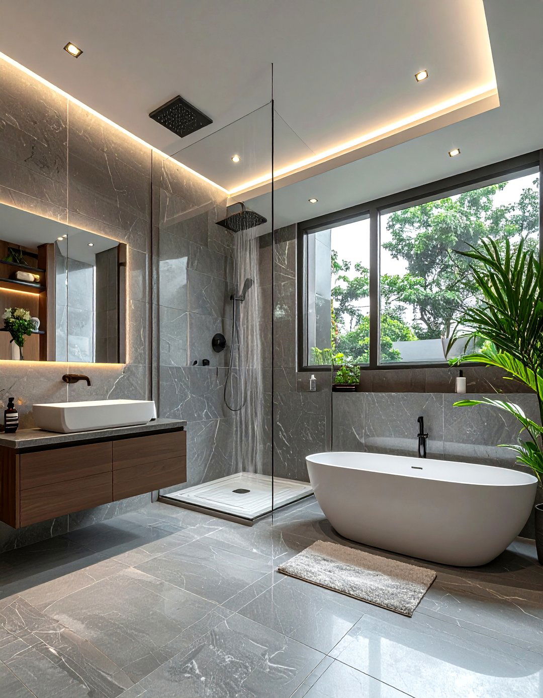 Master bathroom wet room - 30 showstopper bathroom ideas