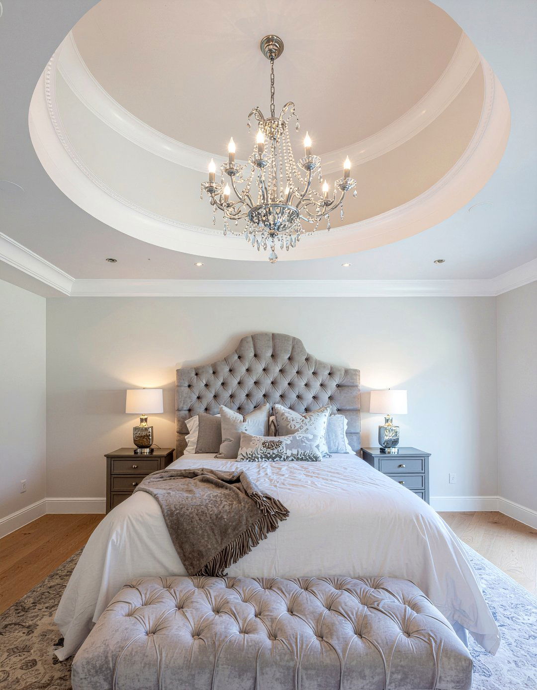 Master bedroom tray ceiling - 30 bedroom tray ceiling ideas