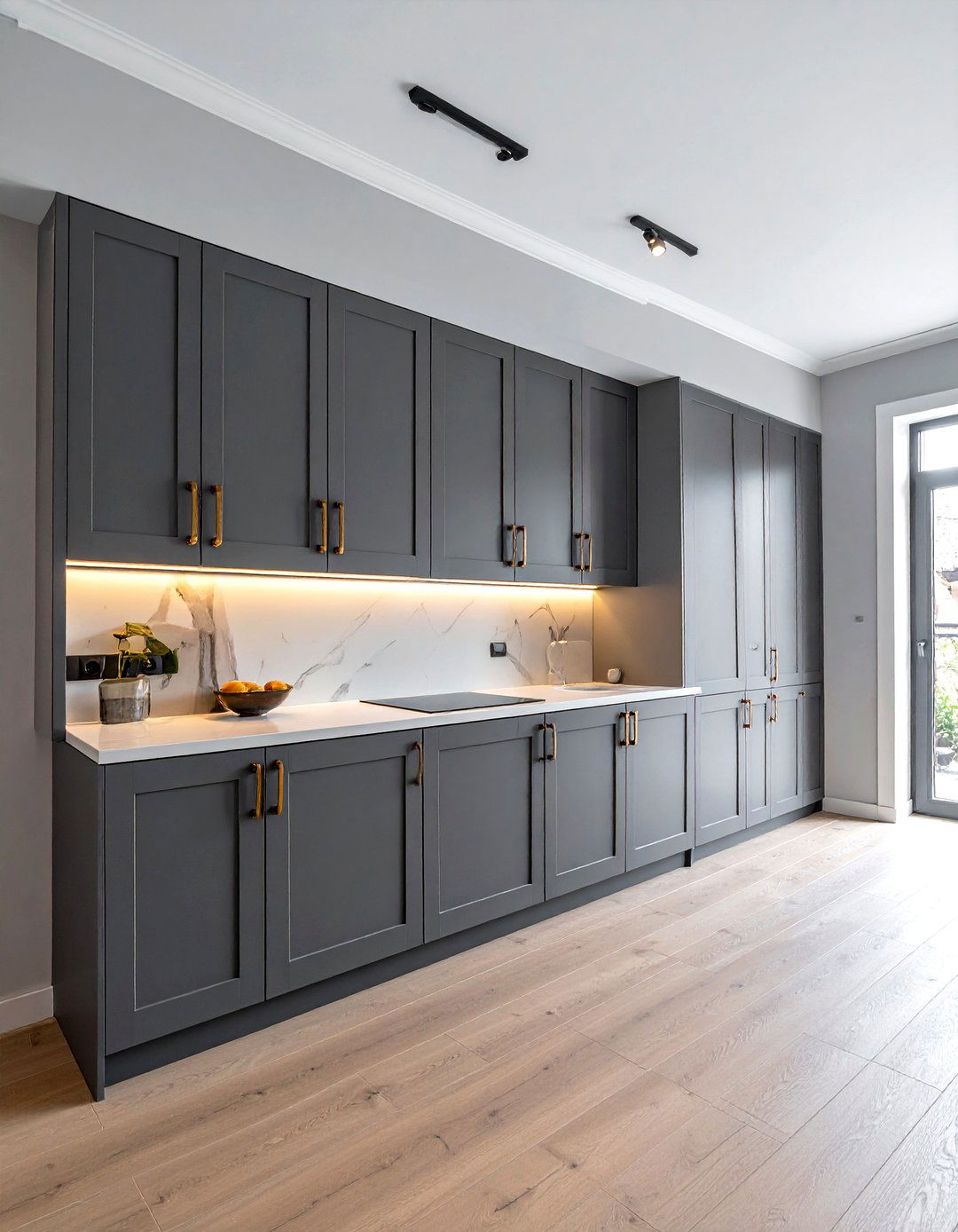 Matching Pantry Cabinets - 30 symmetrical kitchen ideas