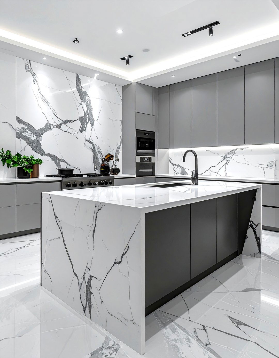 30 Porcelain Countertop Kitchen Ideas for Sleek Cooking