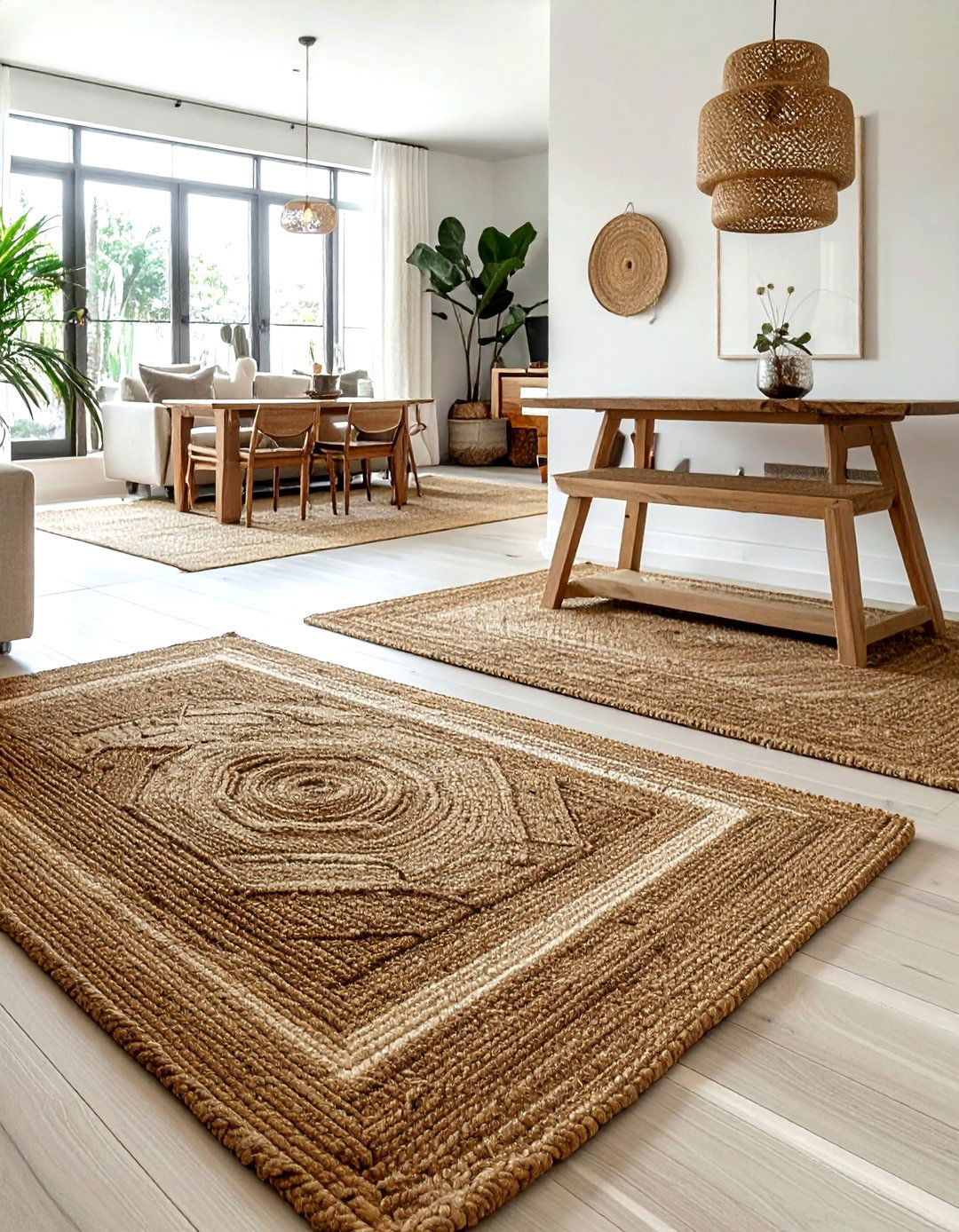 Matching area rugs - 30 decor symmetry ideas