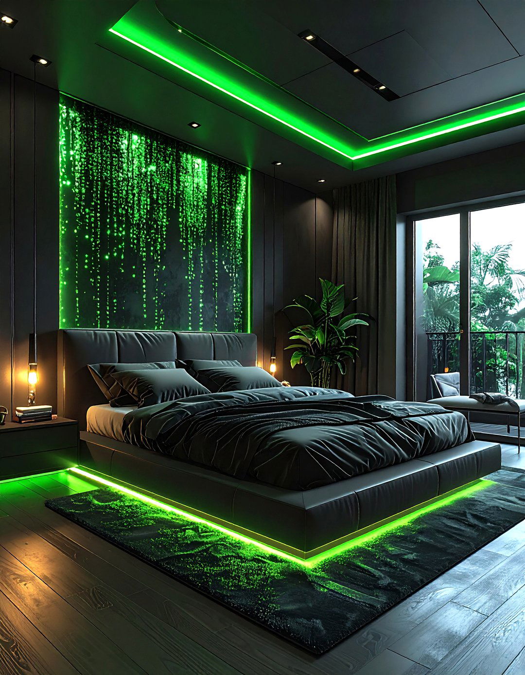 Matrix Bedroom - 30 movie themed bedroom ideas