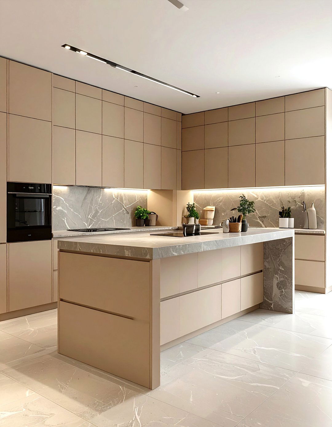 Matte Beige Kitchen - 30 warm beige kitchen ideas