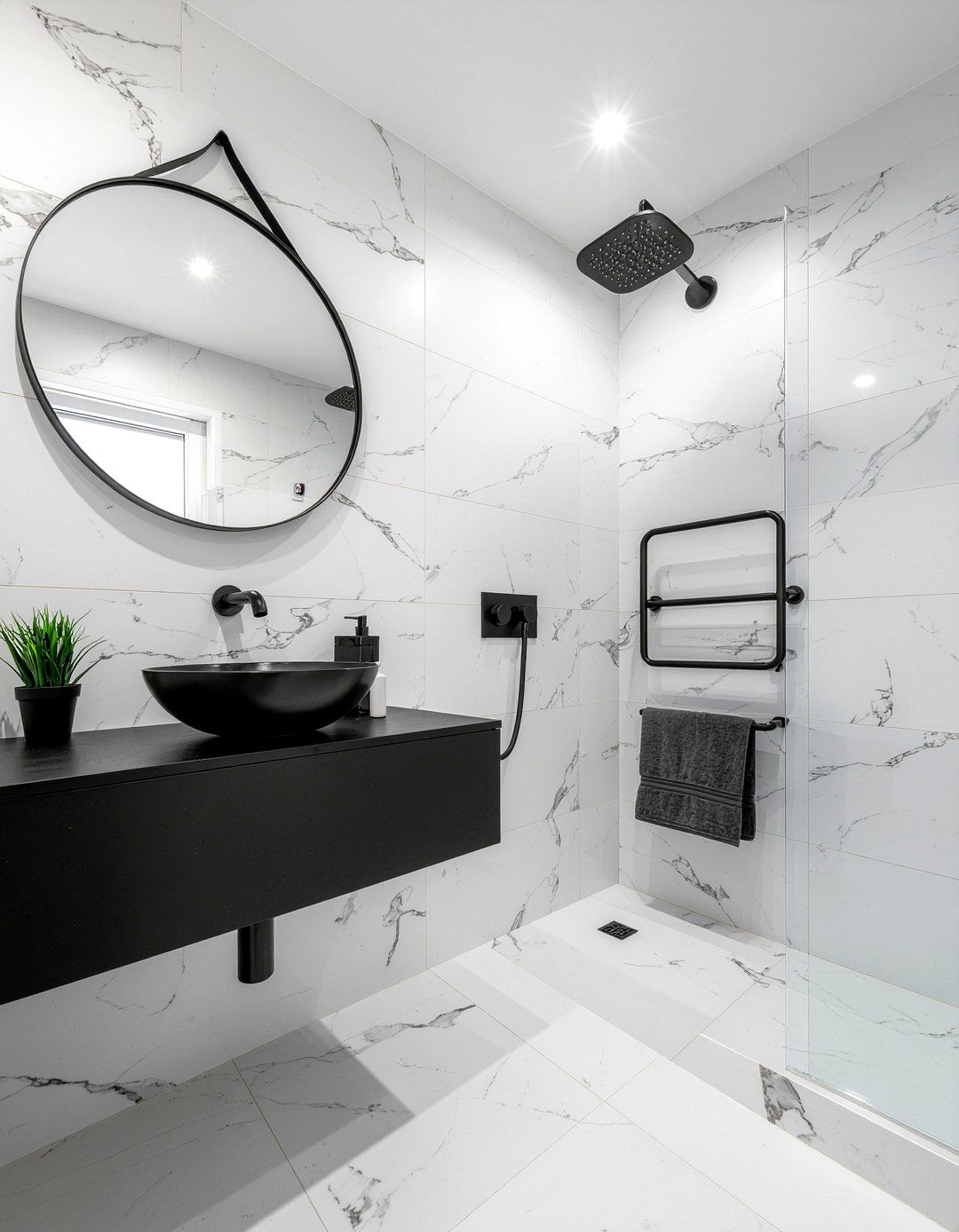 Matte Black Bathroom Fixtures - 30 Scandinavian bathroom ideas