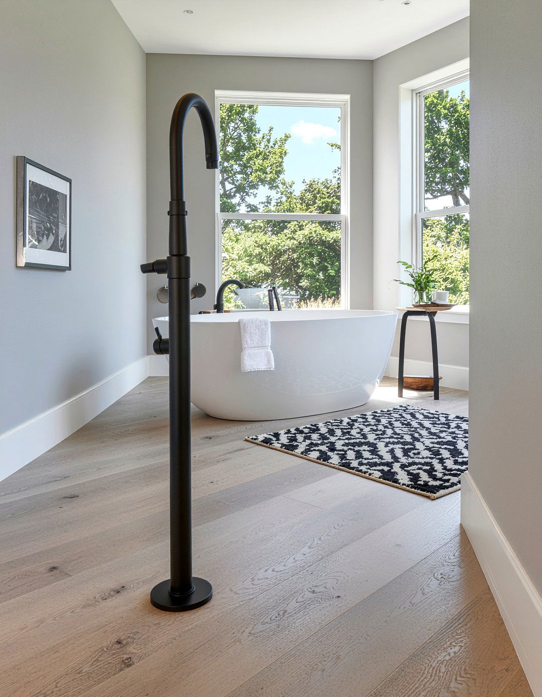 Matte Black Bathtub Filler - 30 matte black bathroom hardware ideas