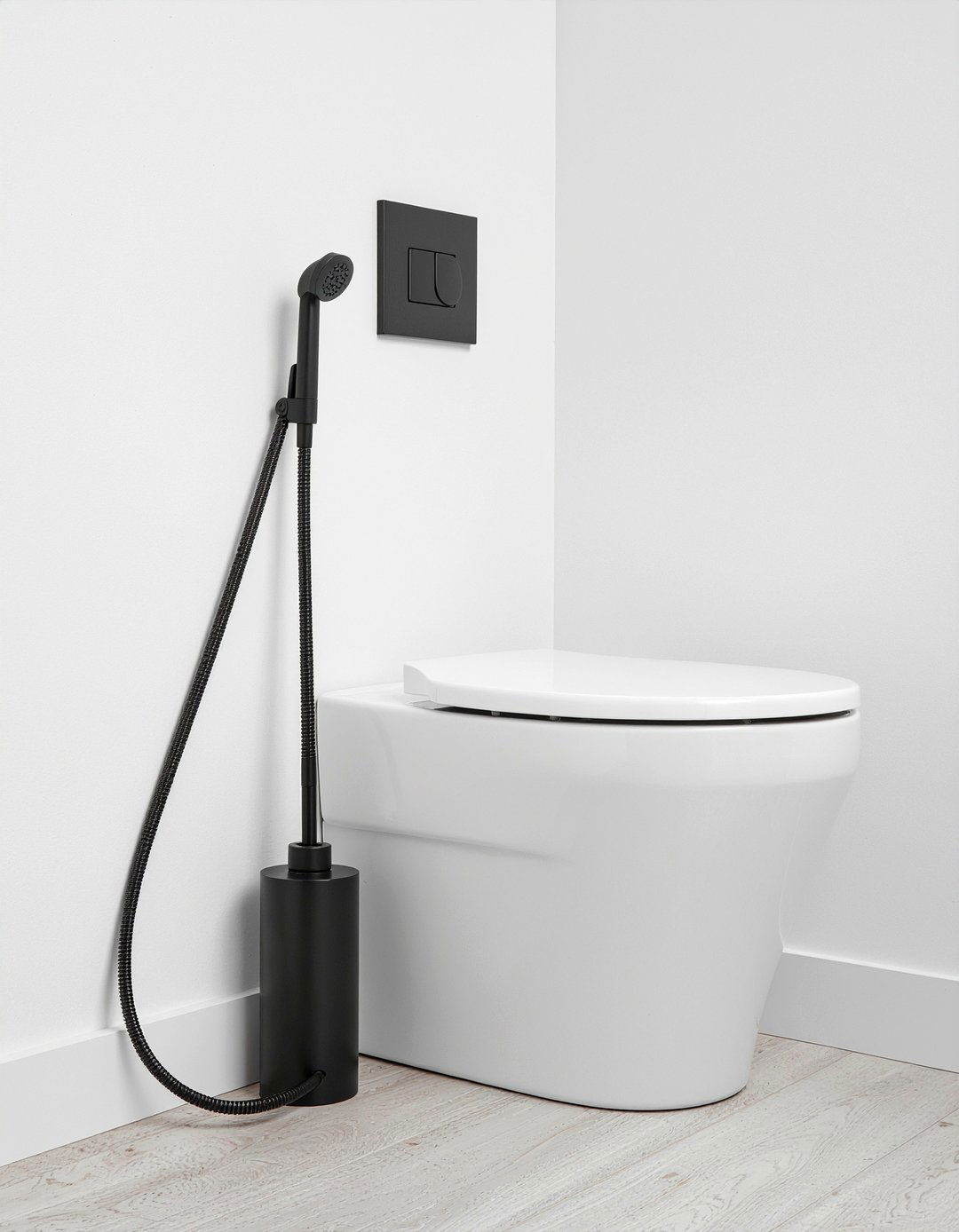 Matte Black Bidet Sprayer - 30 matte black bathroom hardware ideas