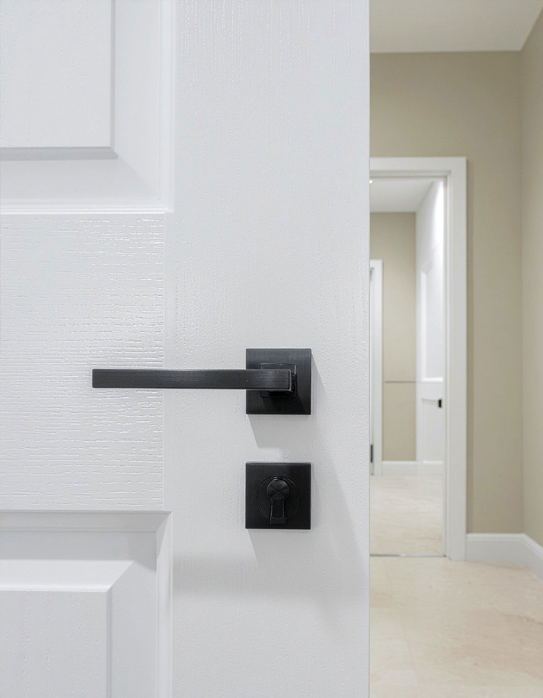 Matte Black Door Handle - 30 matte black bathroom hardware ideas