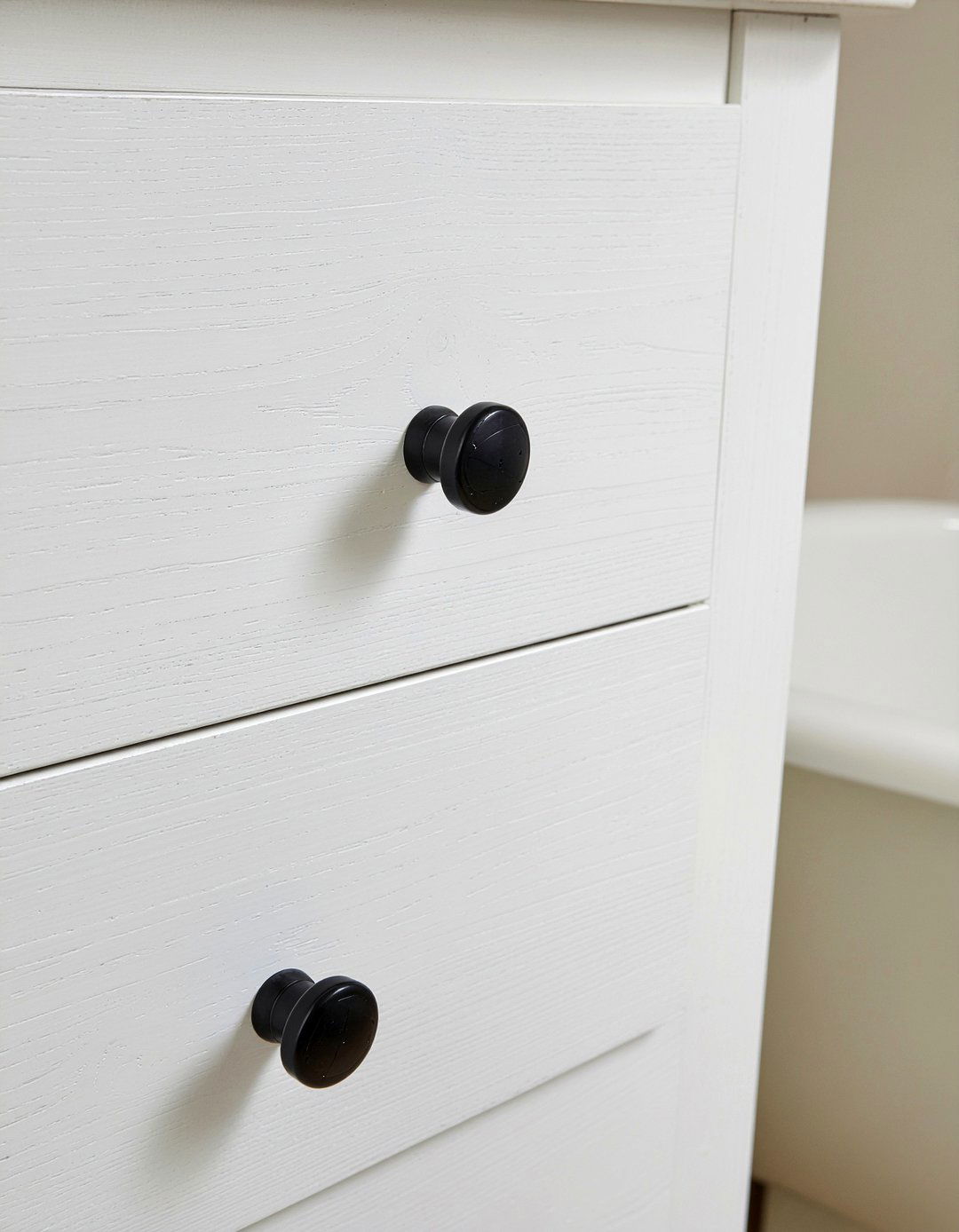 Matte Black Drawer Knobs - 30 matte black bathroom hardware ideas
