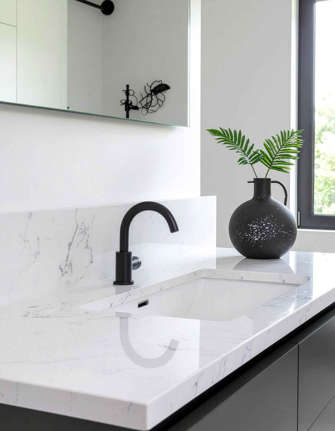 Matte Black Faucet - 30 matte black bathroom hardware ideas