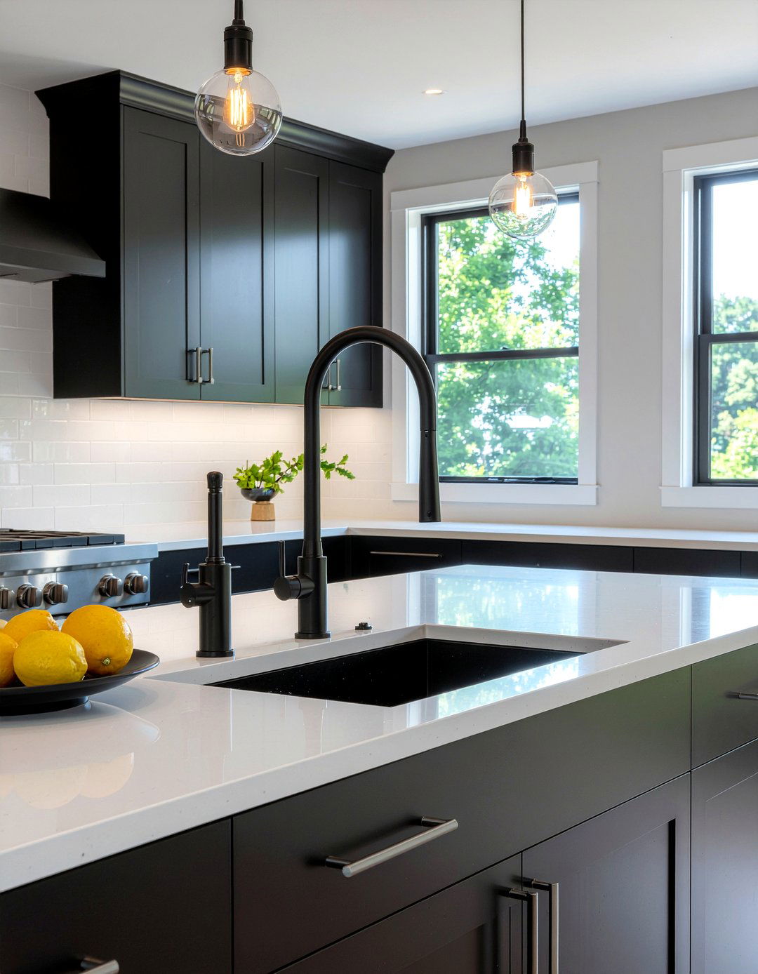 Matte Black Fixtures - 30 popular kitchen ideas