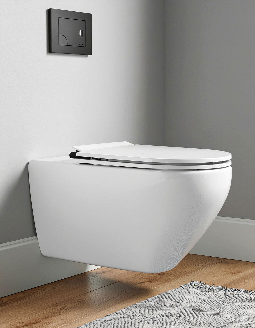 Matte Black Flush Lever - 30 matte black bathroom hardware ideas