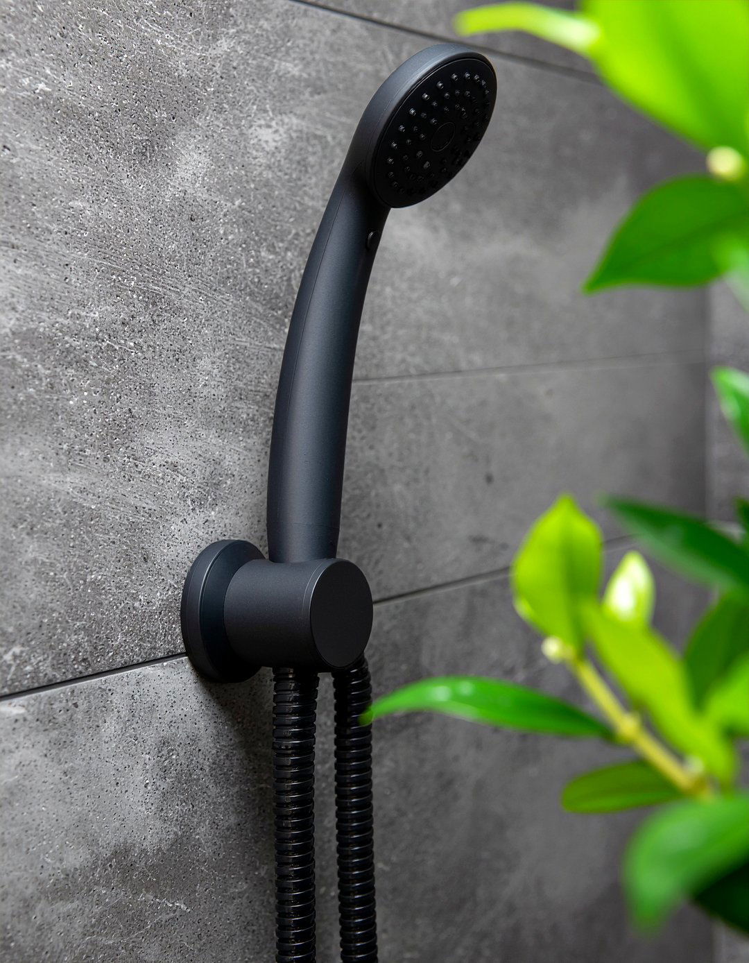 Matte Black Handheld Shower - 30 matte black bathroom hardware ideas