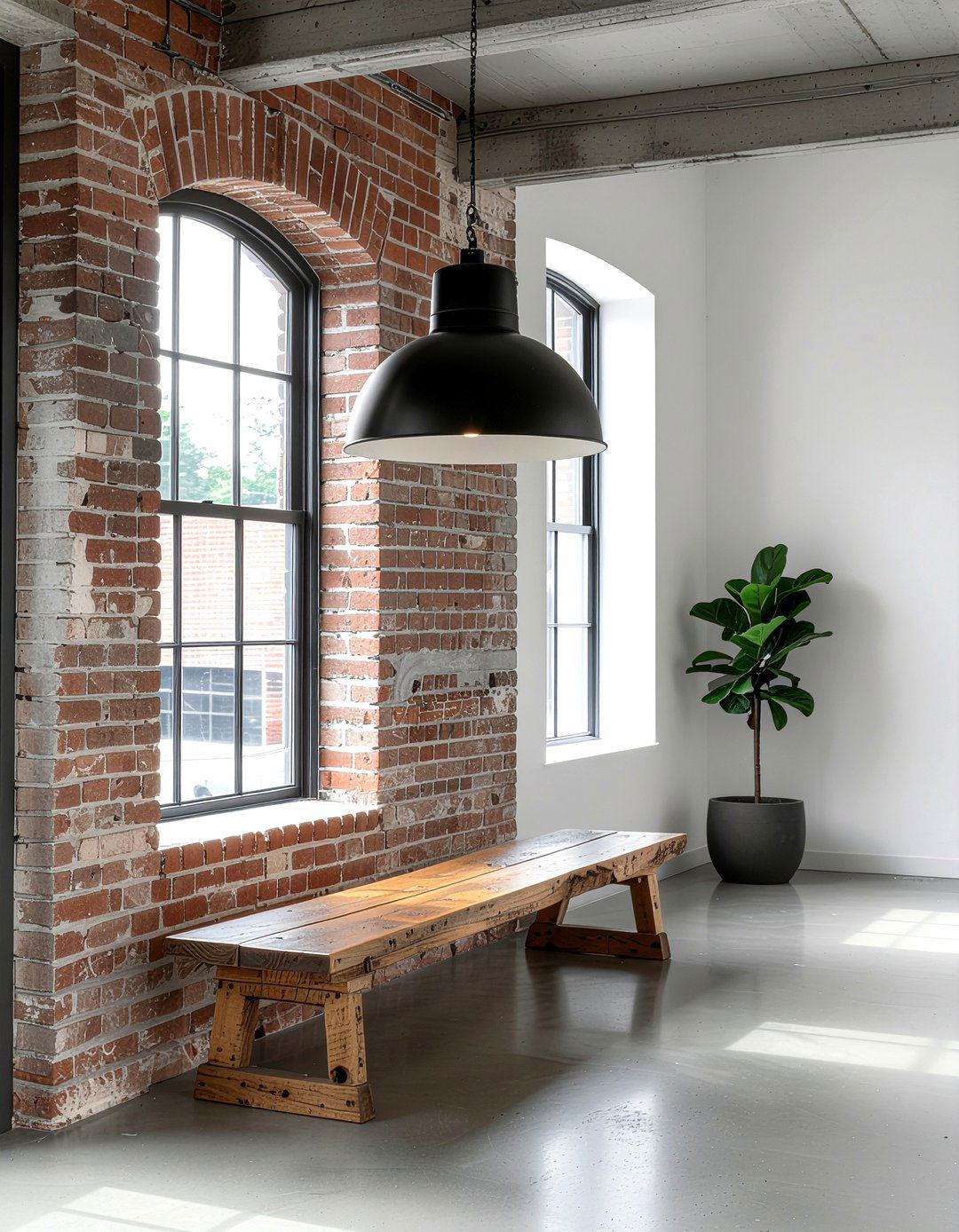 Matte Black Hanging Pendant - 30 entryway lighting ideas