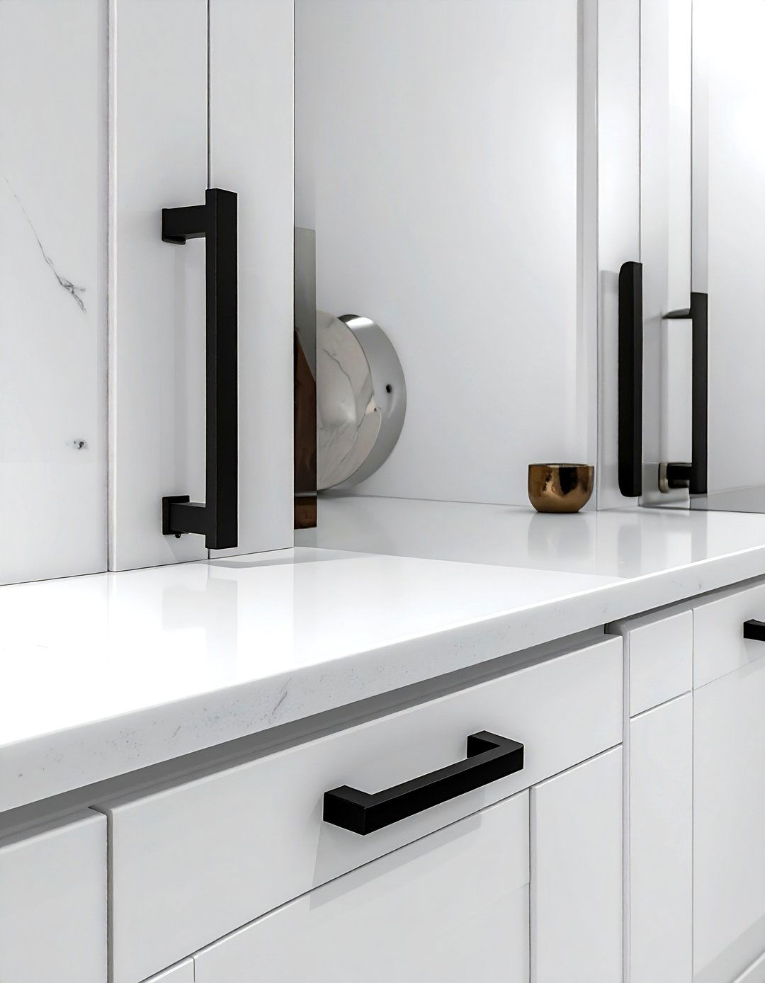 Matte Black Hardware - 30 commercial style kitchen ideas