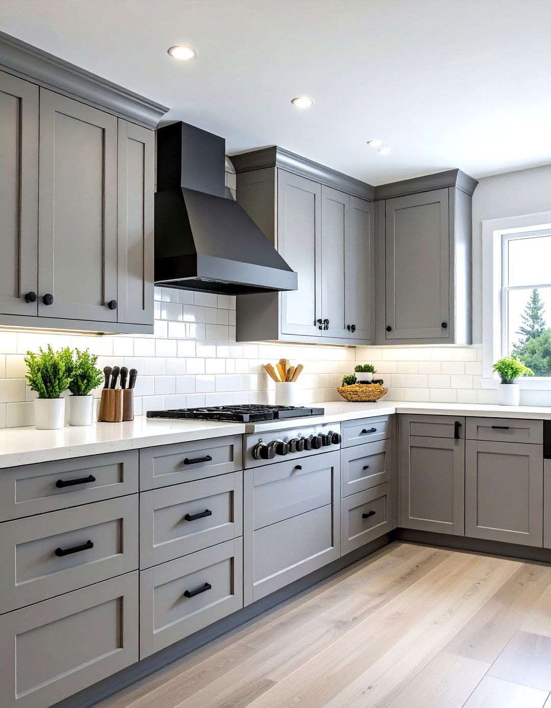 Matte Black Hardware - 30 kitchen texture ideas