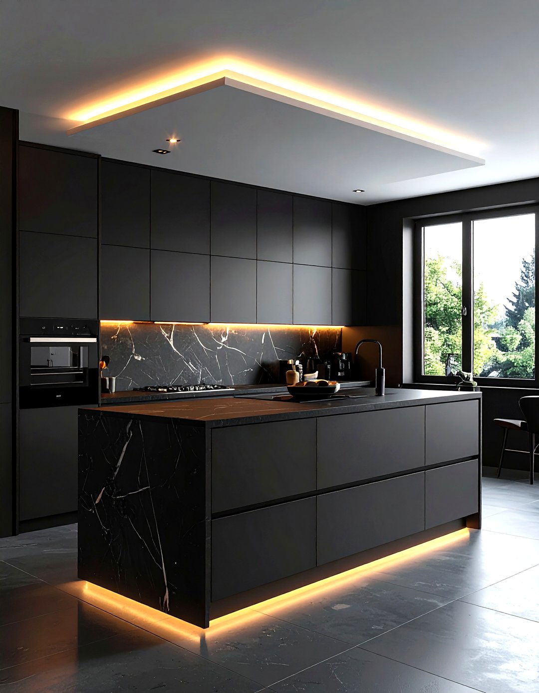 Matte Black Kitchen - 30 high-end kitchen ideas
