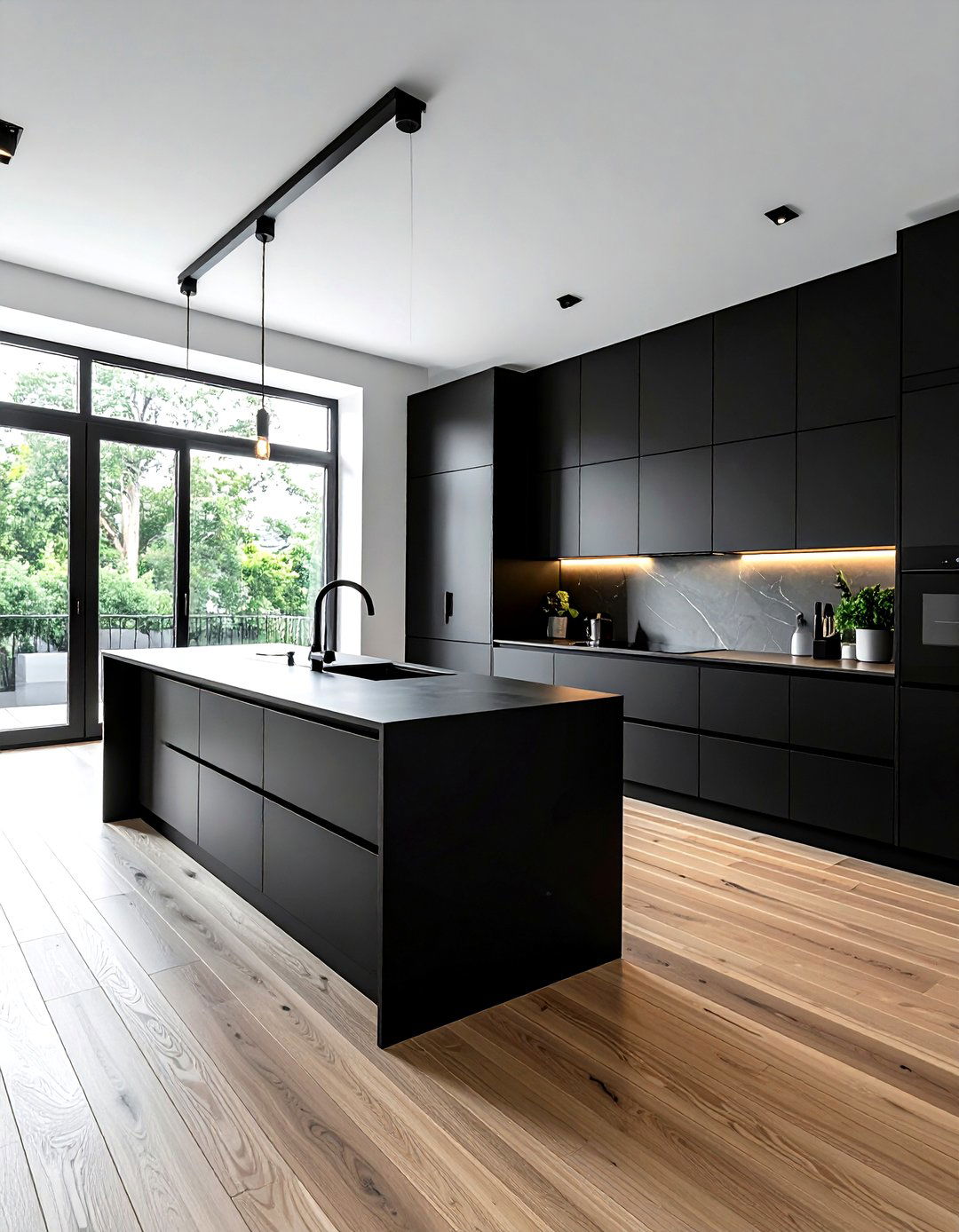 Matte Black Kitchen - 30 contemporary kitchen ideas
