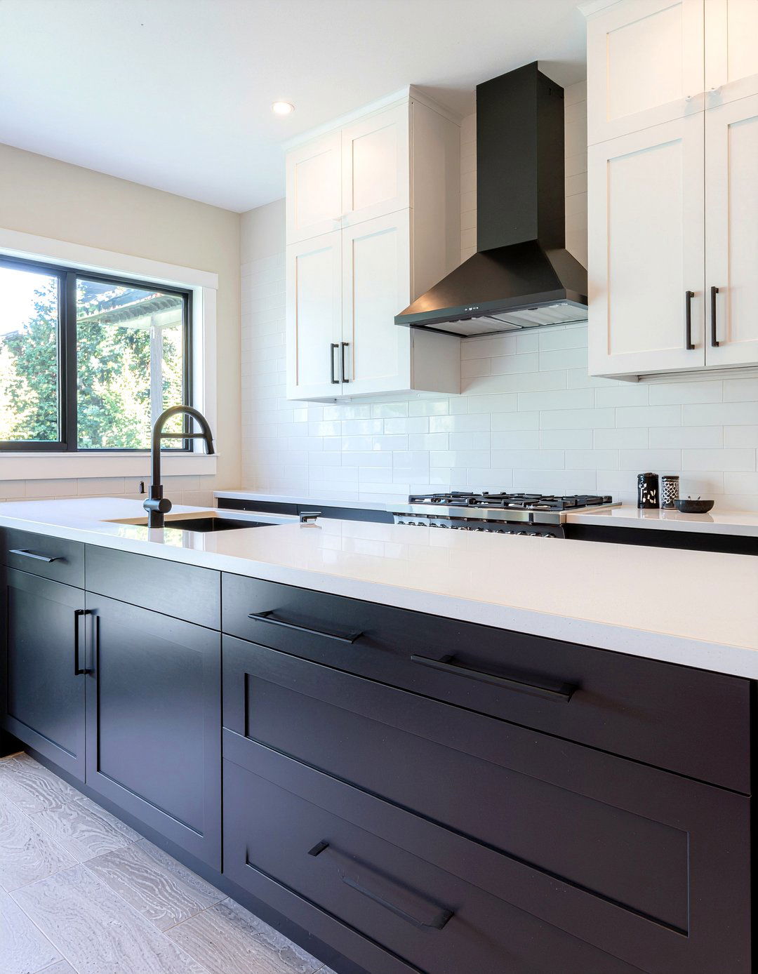 Matte Black Kitchen Hardware - 30 panel-ready refrigerator kitchen ideas