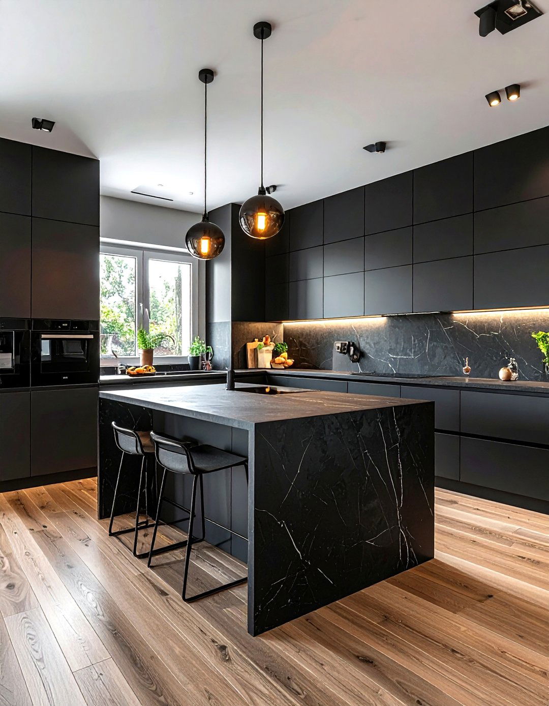 Matte Black Kitchen LG Studio Series - 30 LG kitchen ideas