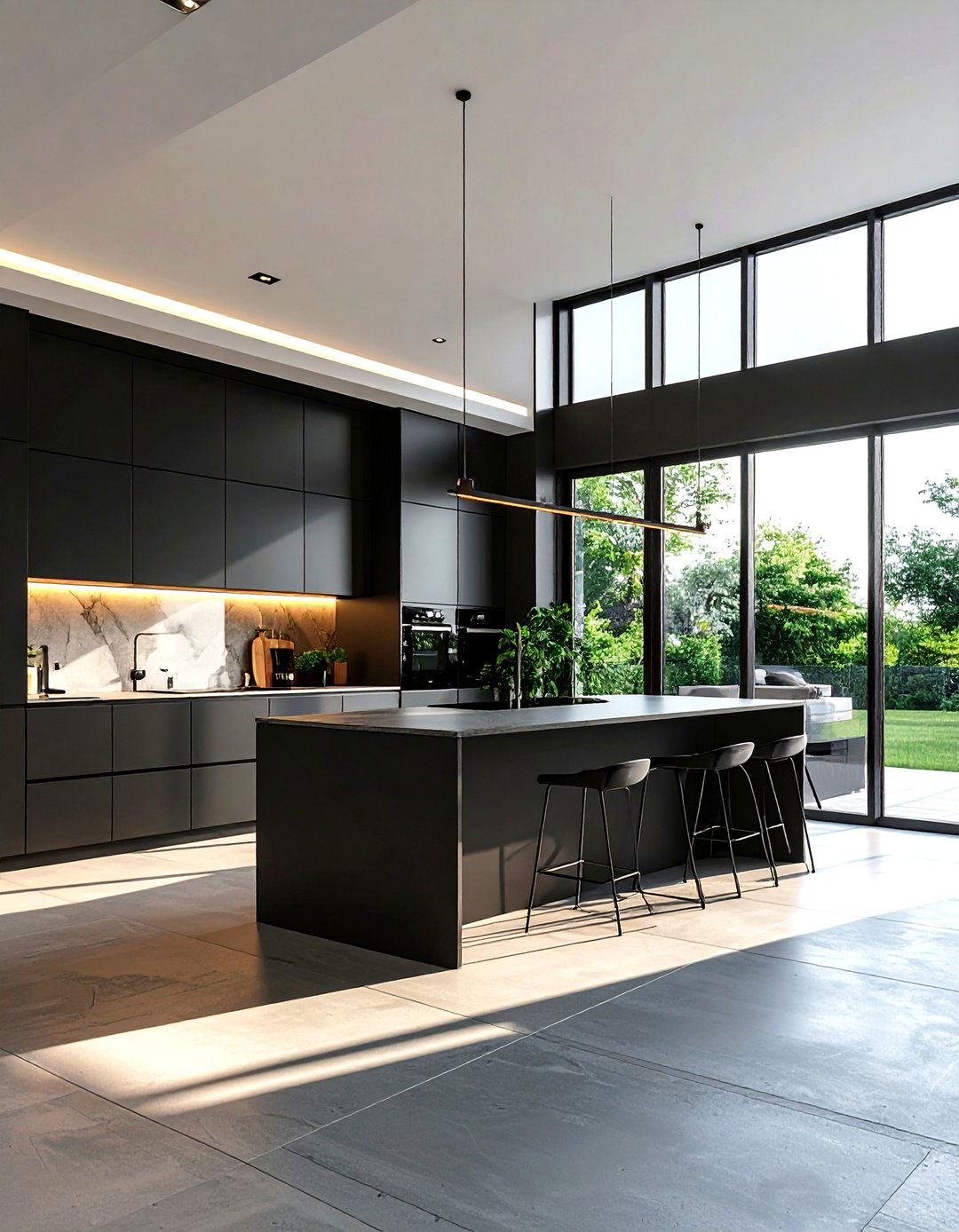 Matte Black Kitchen Natural Light - 30 matte black kitchen ideas