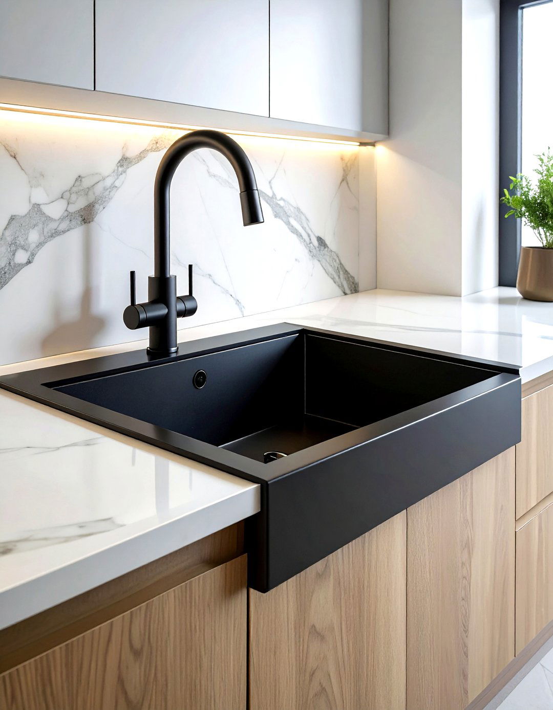 Matte Black Kitchen Sink - 30 kitchen sink ideas
