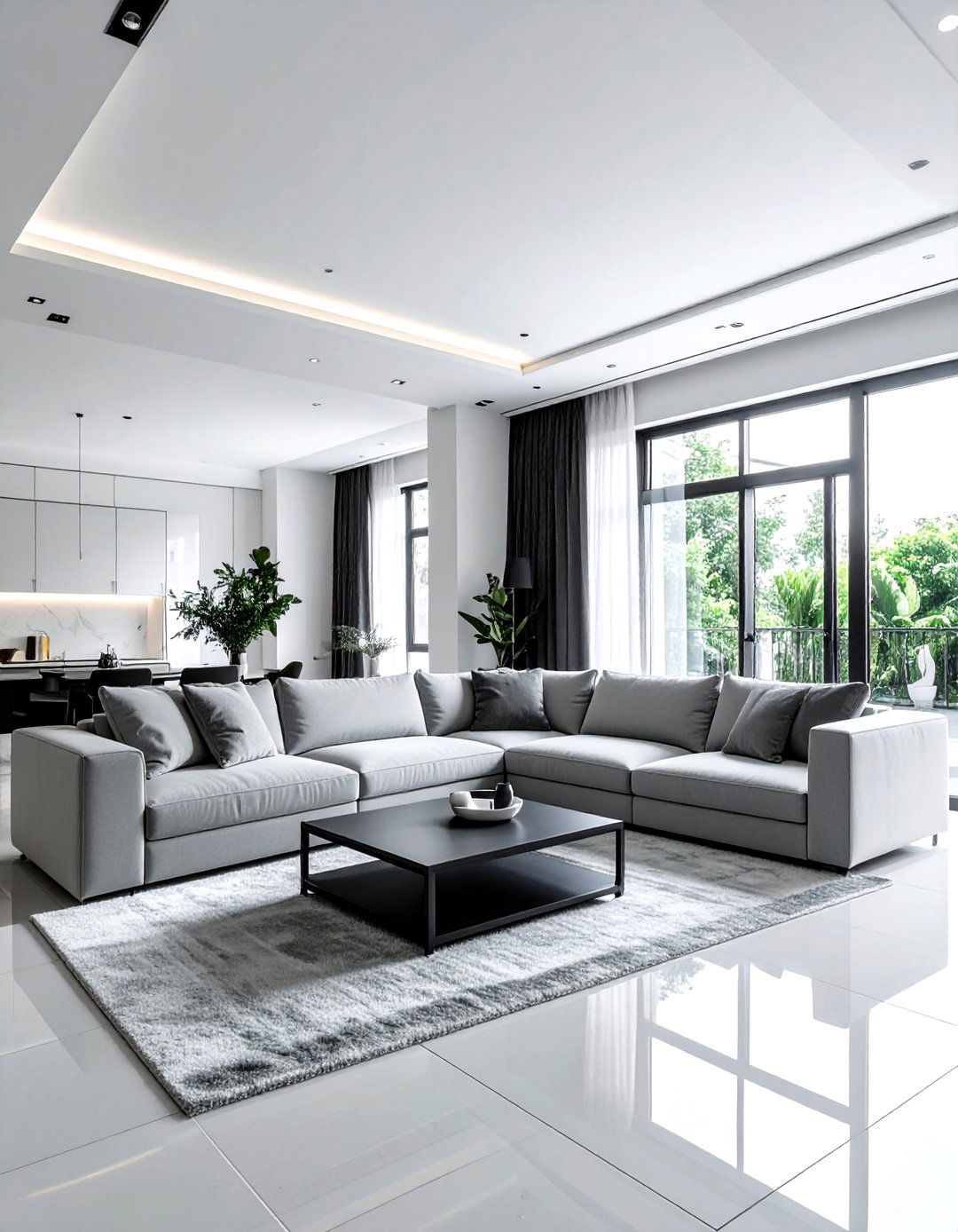 Matte Black Paint Living Room - 30 living room black ceiling ideas