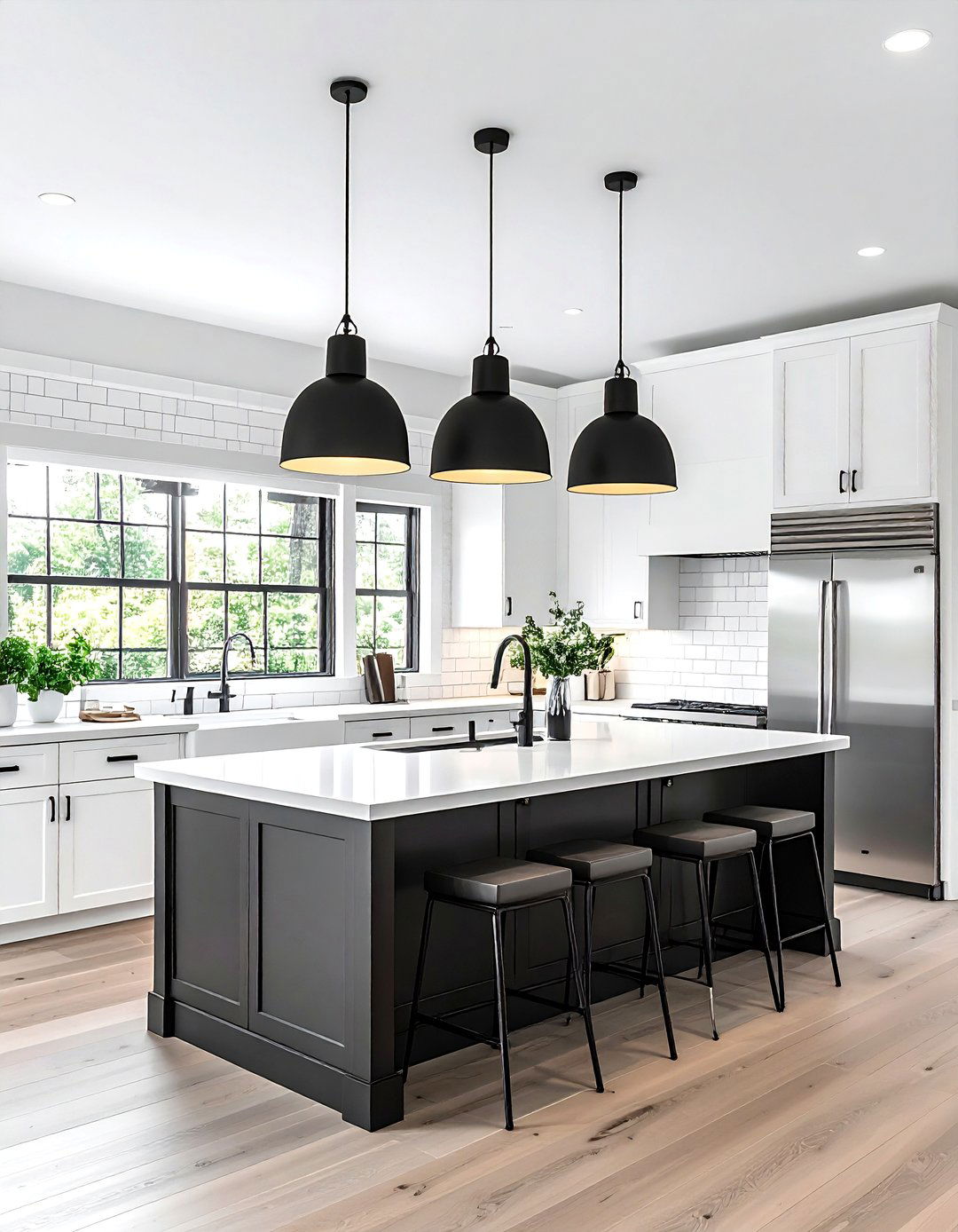 Matte Black Pendant Light - 30 pendant light ideas