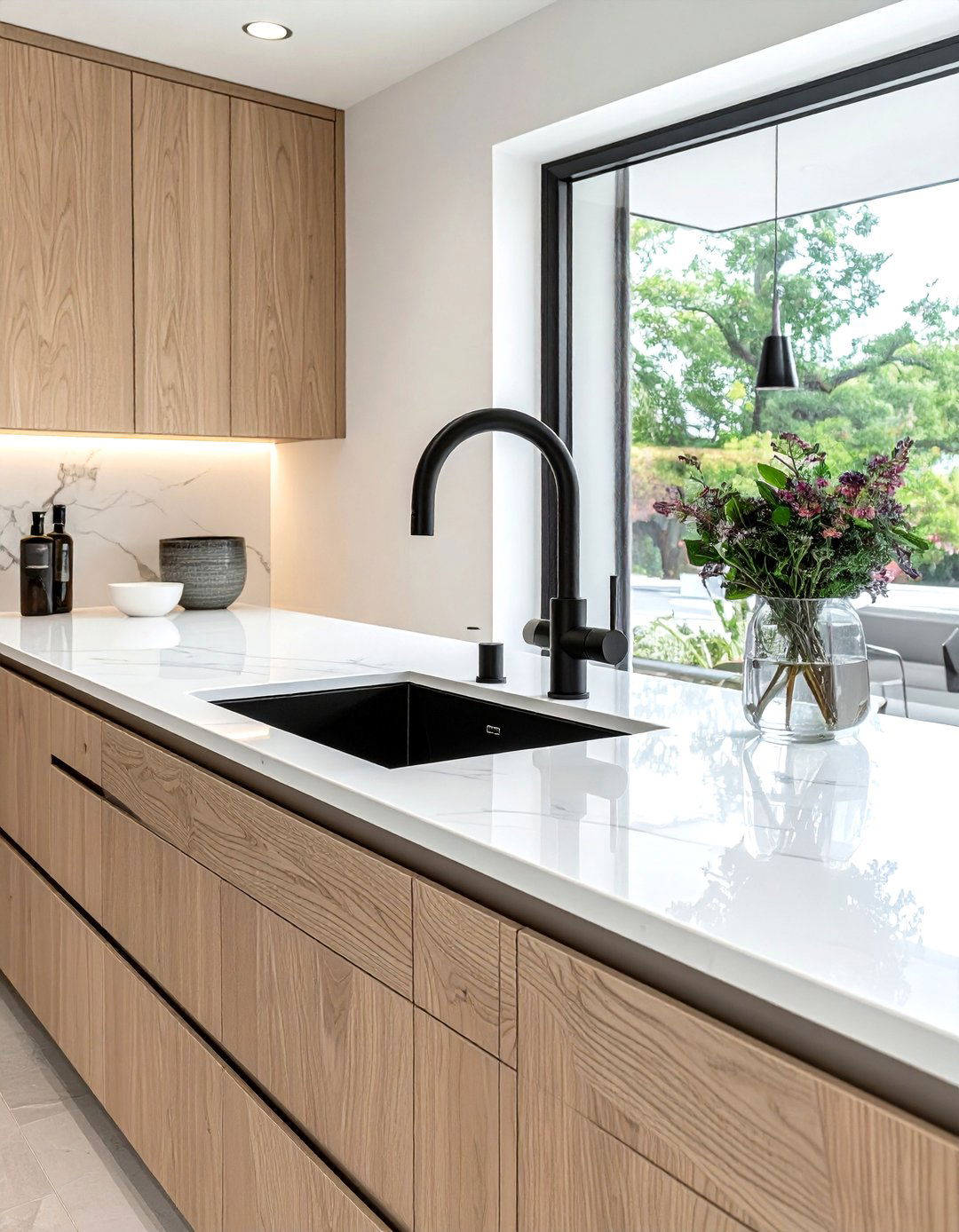 Matte Black Pull Down Faucet - 30 pull-down kitchen faucet ideas