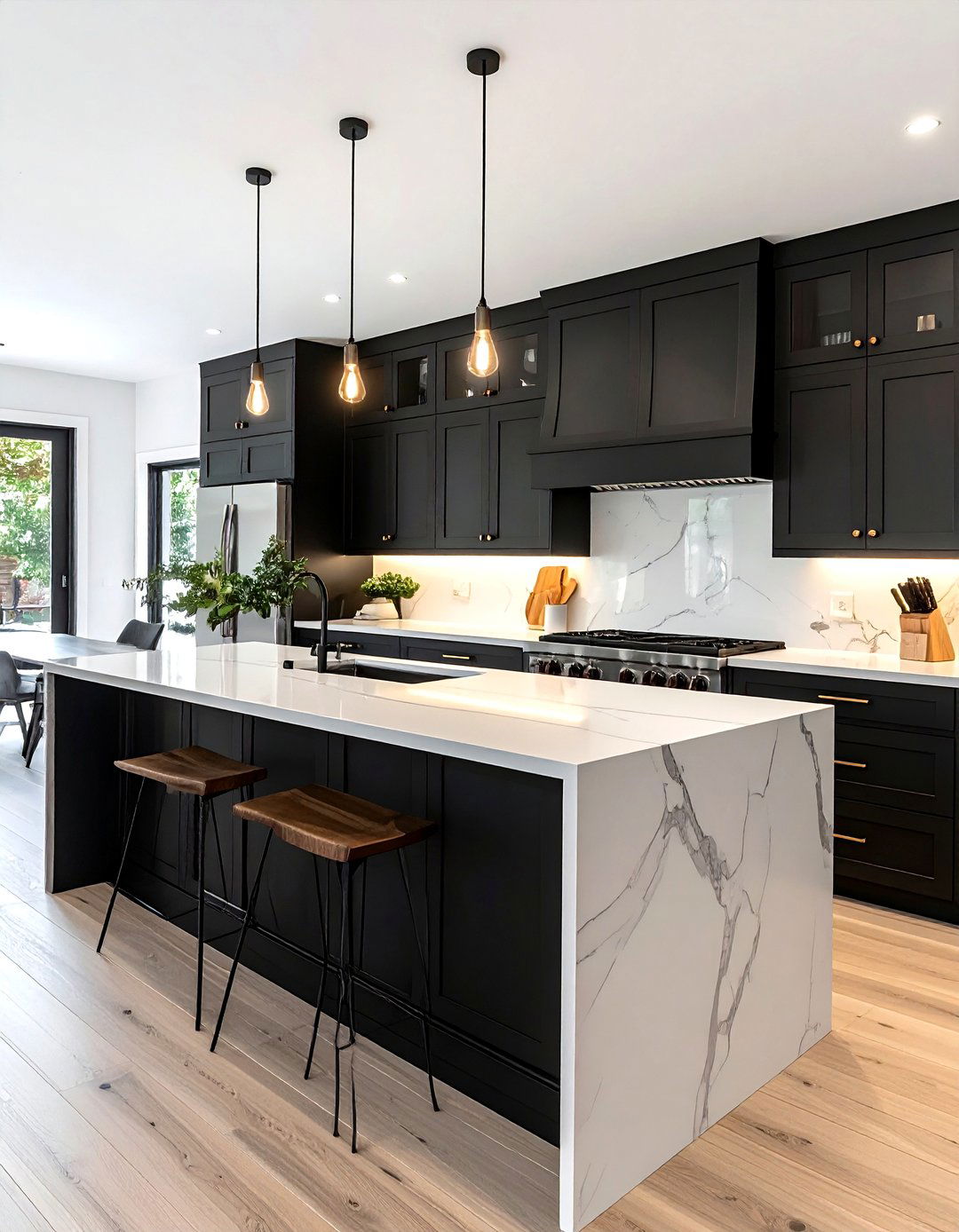 Matte Black Shaker Cabinets - 30 shaker kitchen cabinet ideas