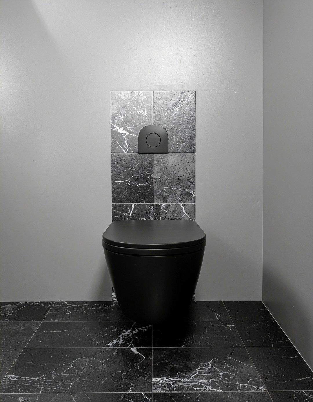 Matte Black Toilet - 30 matte black bathroom ideas