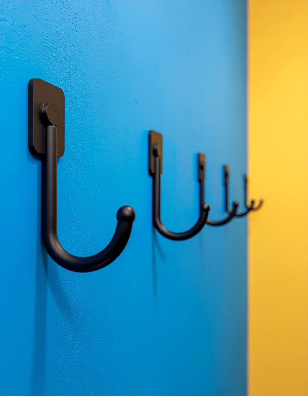 Matte Black Wall Hook - 30 matte black bathroom hardware ideas