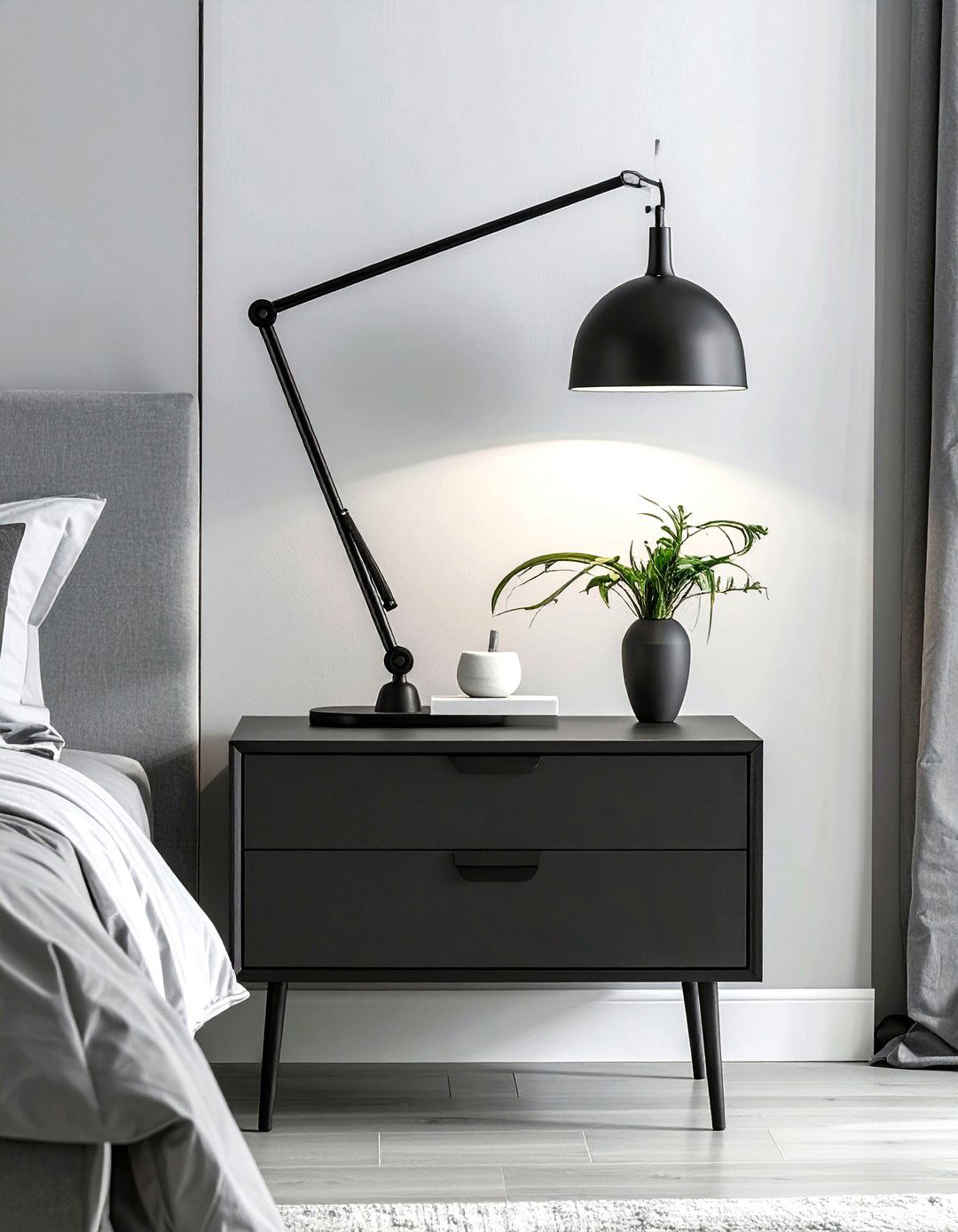 Matte Black Wall Sconce - 30 modern lamp ideas