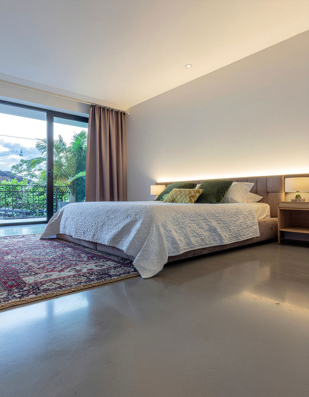 Matte Concrete Floor - 30 bedroom concrete floors