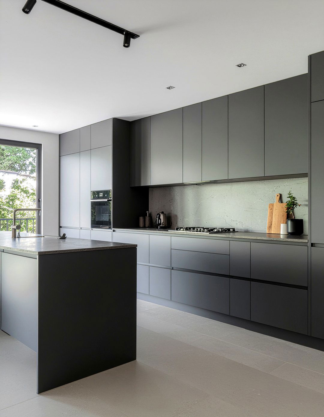 Matte Finish Cabinets - 30 kitchen cabinet ideas