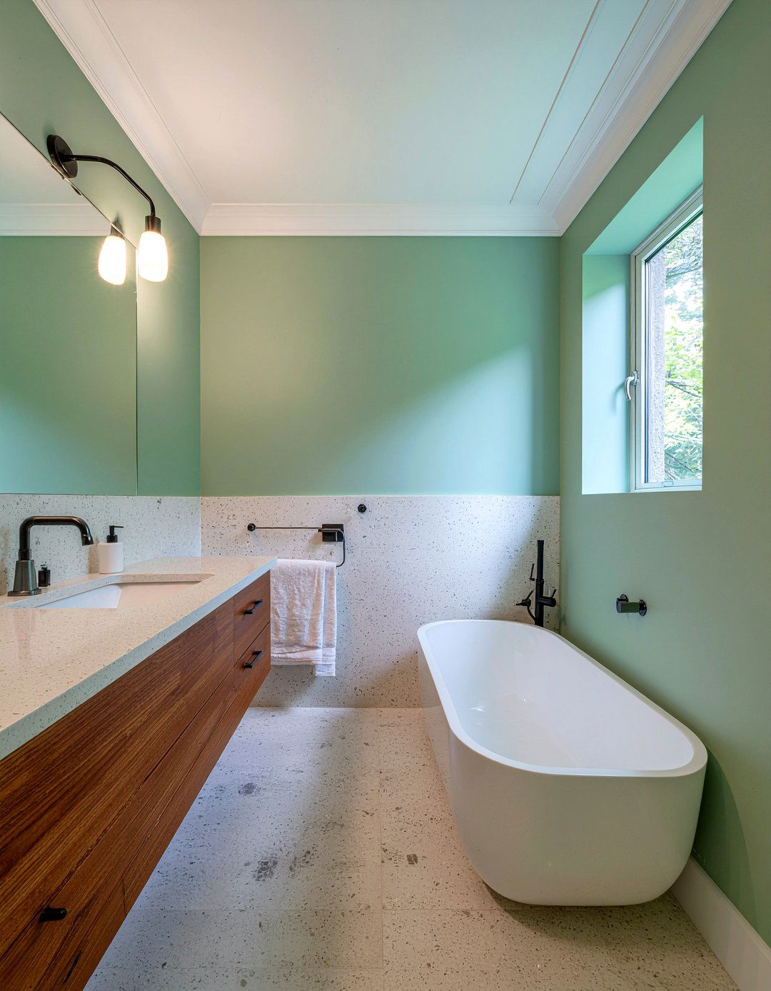 Matte Finish Quartz Bathroom - 30 quartz countertop bathroom ideas