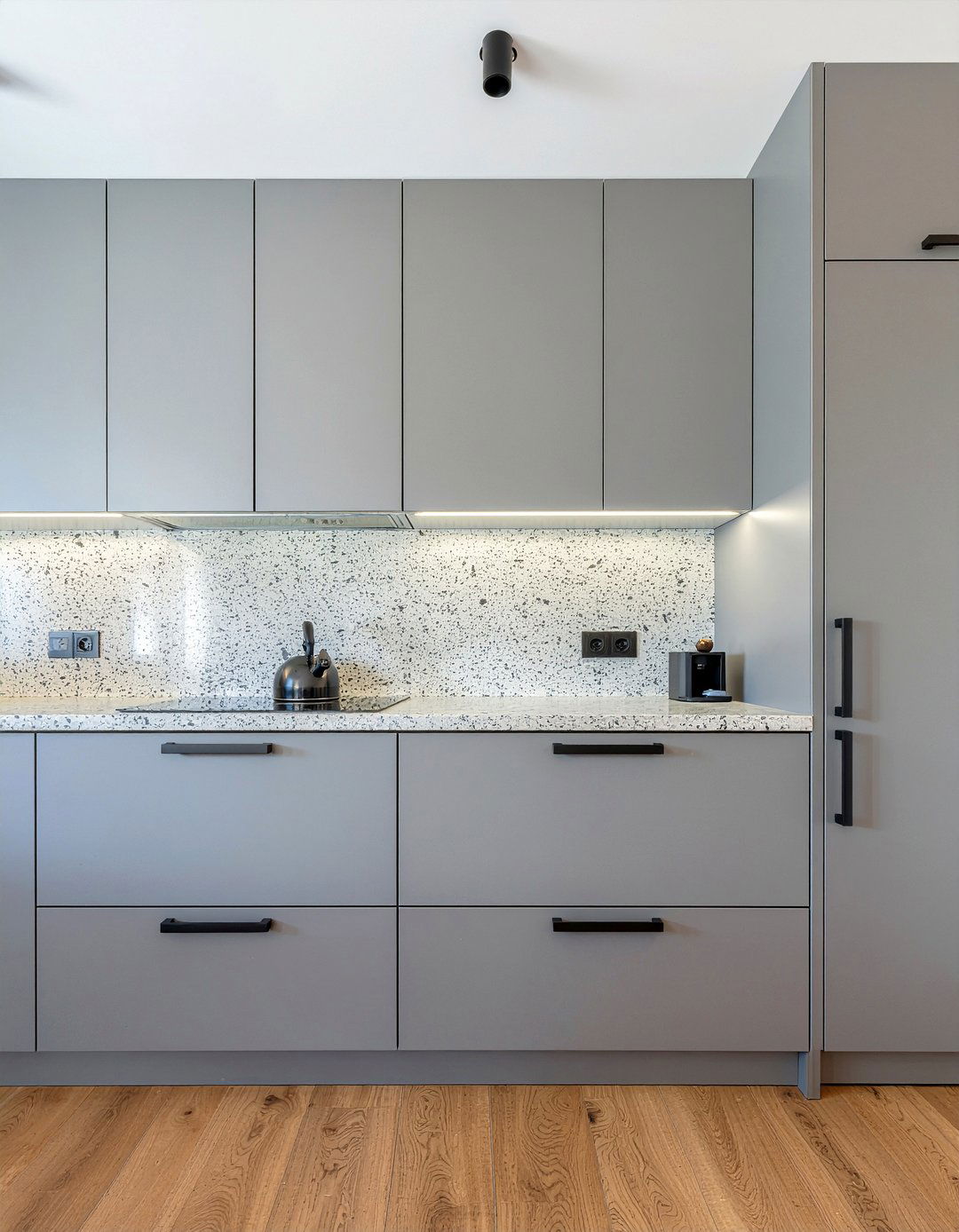 Matte Gray Kitchen Cabinets - 30 gray kitchen cabinet ideas