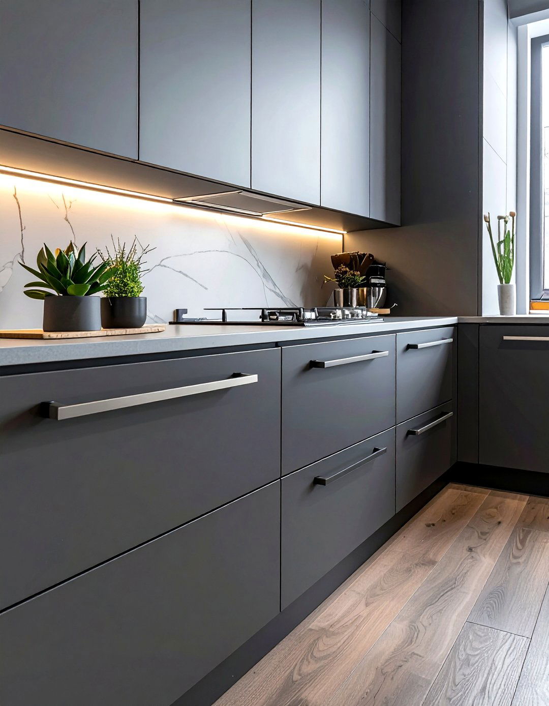 Matte Nickel Cabinet Hardware - 30 nickel kitchen hardware ideas