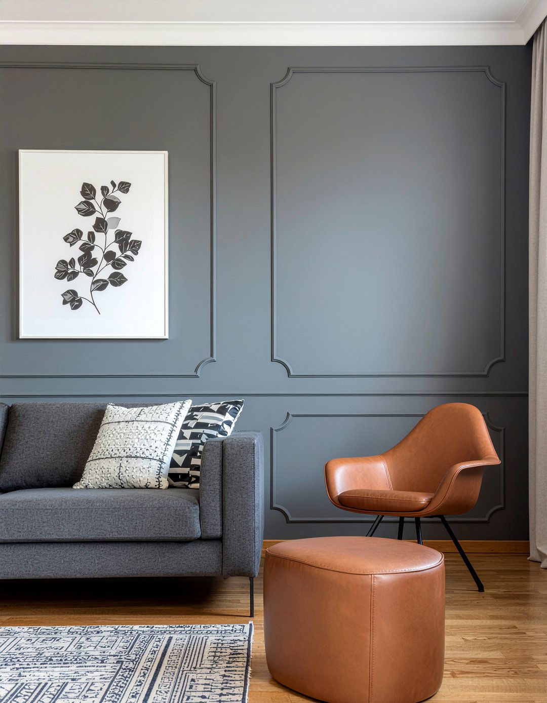 Matte Slate Feature Wall Living Room - 30 slate living room ideas