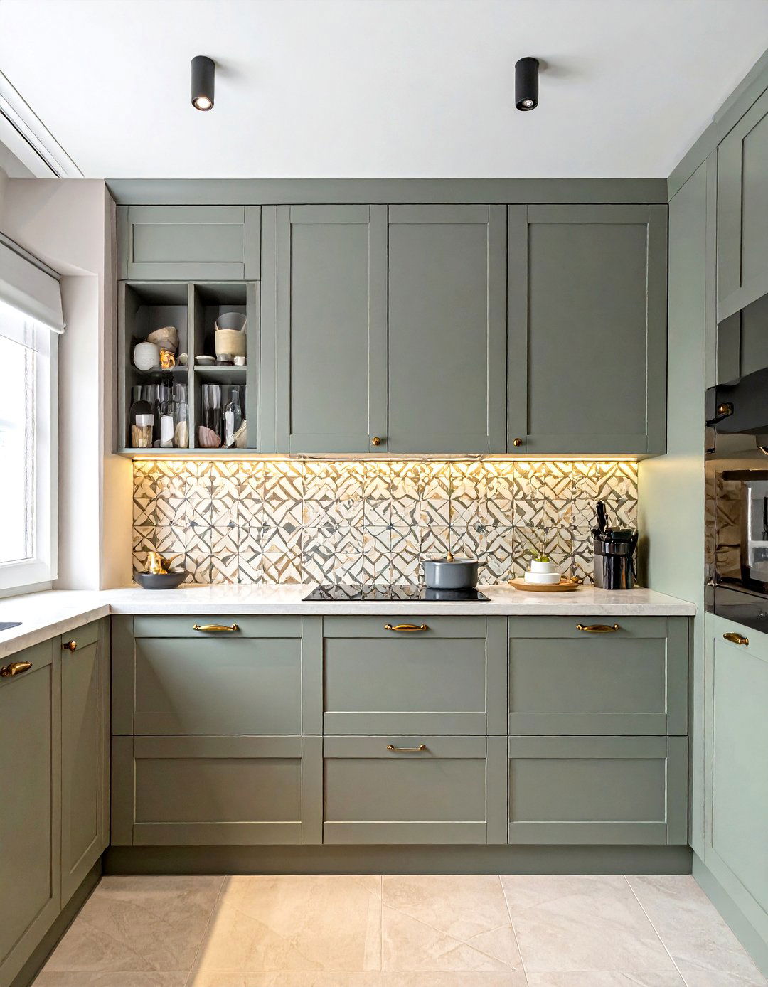 Matte Spanish backsplash tile - 30 Spanish tile kitchen backsplash ideas