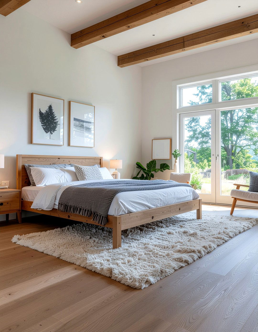 Matte bamboo flooring - 30 bedroom bamboo flooring ideas