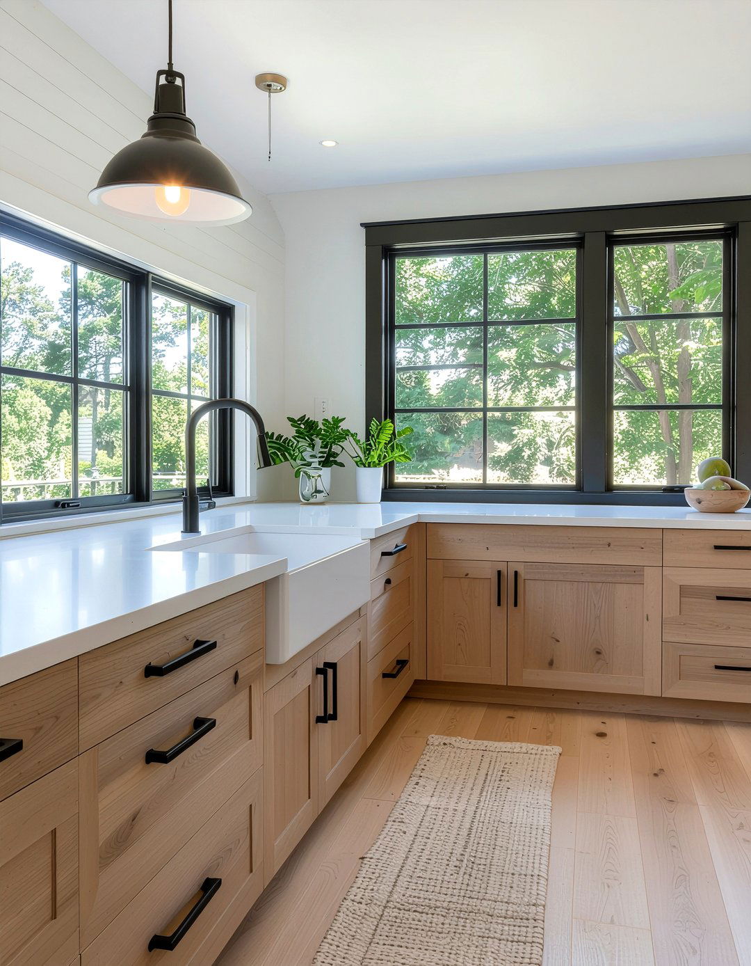 Matte black accents - 30 kitchen layering ideas