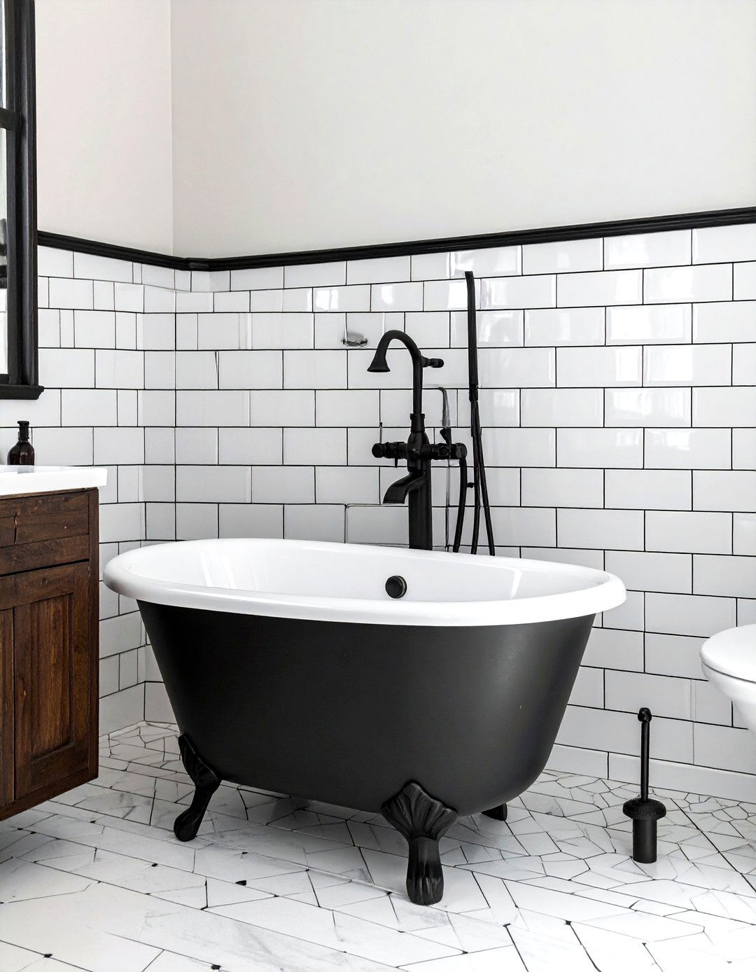 Matte black bathtub faucet - 30 bathtub faucet ideas