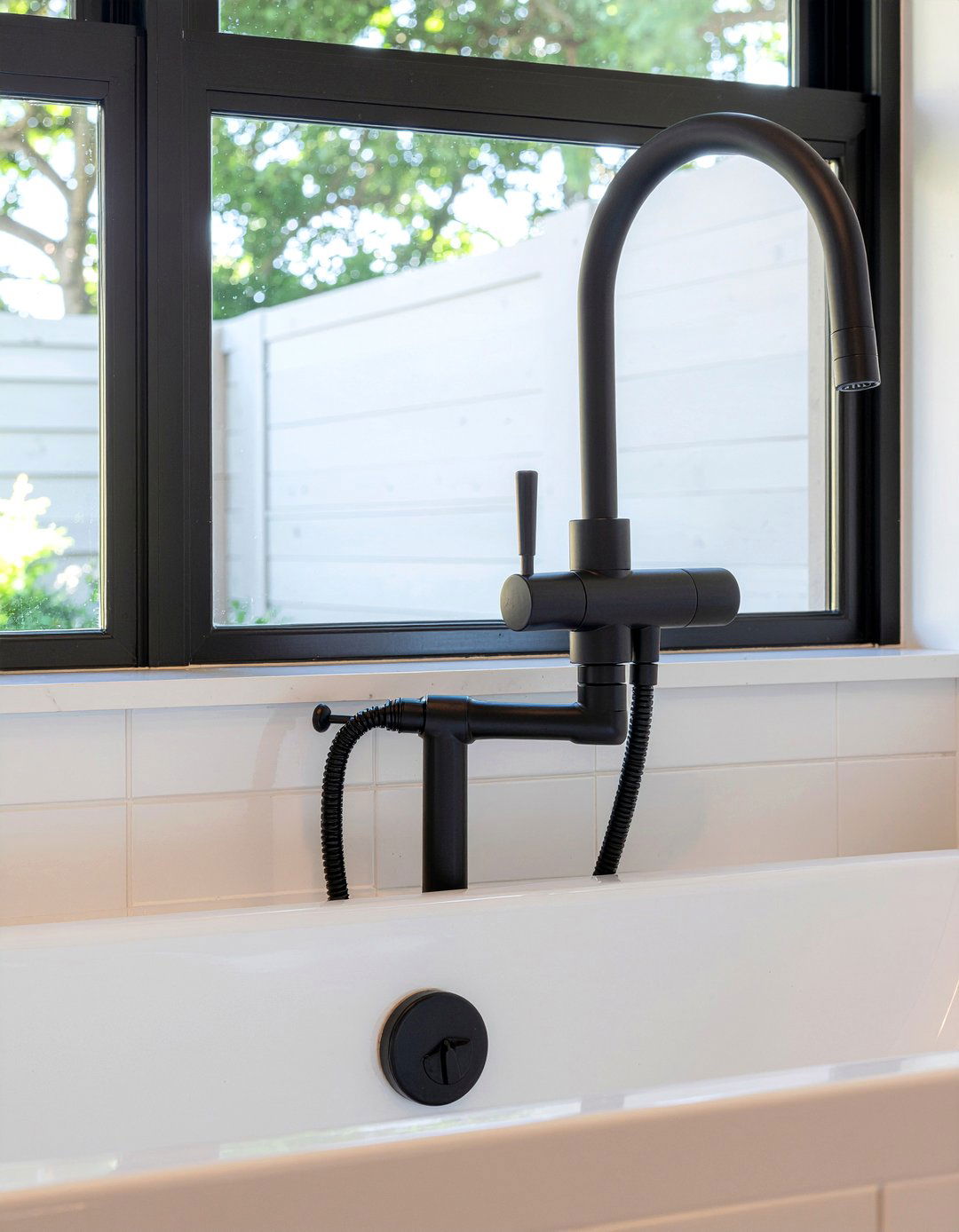 Matte black deck mount tub faucet - 30 matte black faucet ideas