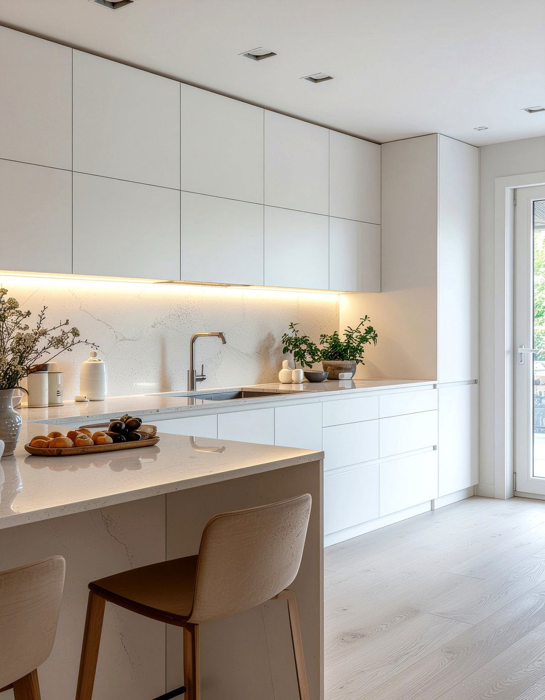 Matte cream kitchen - 30 warm cream kitchen ideas