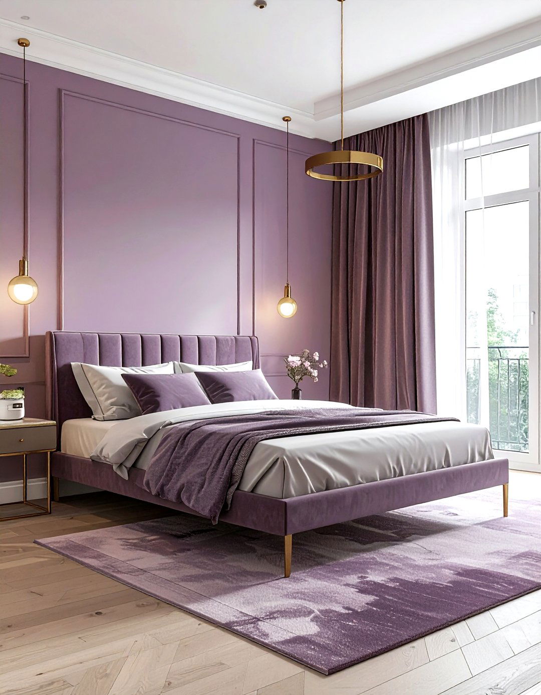 Mauve And Brass Bedroom - 30 mauve bedroom ideas