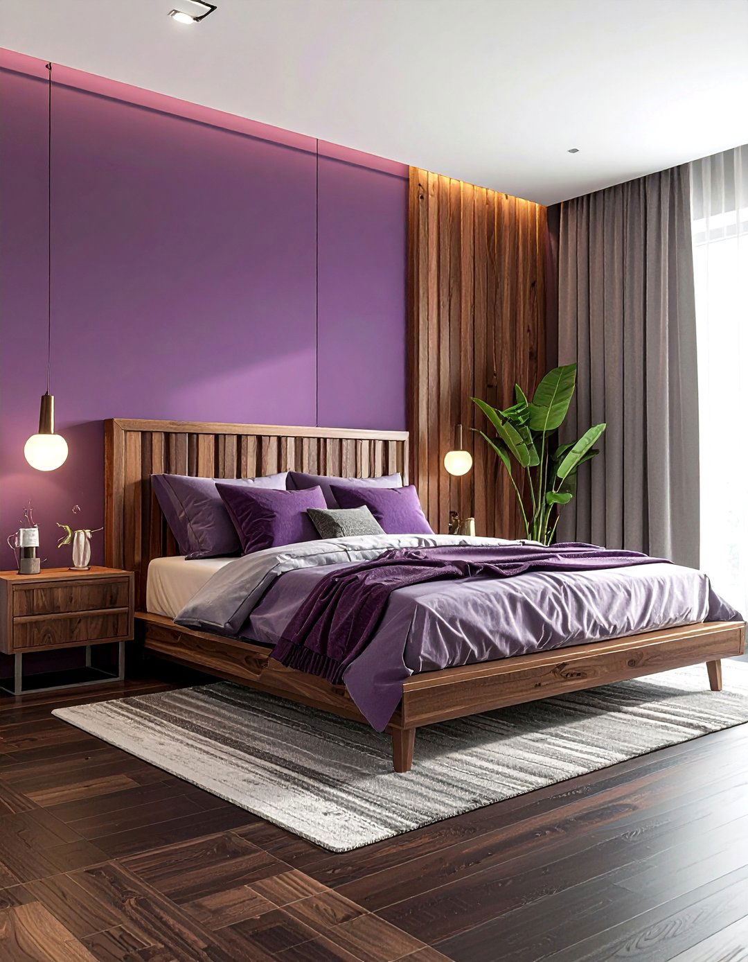 Mauve And Wood Bedroom - 30 mauve bedroom ideas