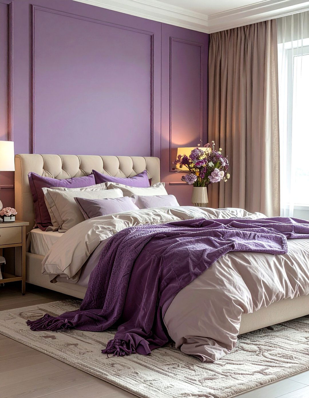 Mauve Bedroom Wall - 30 accent wall paint ideas